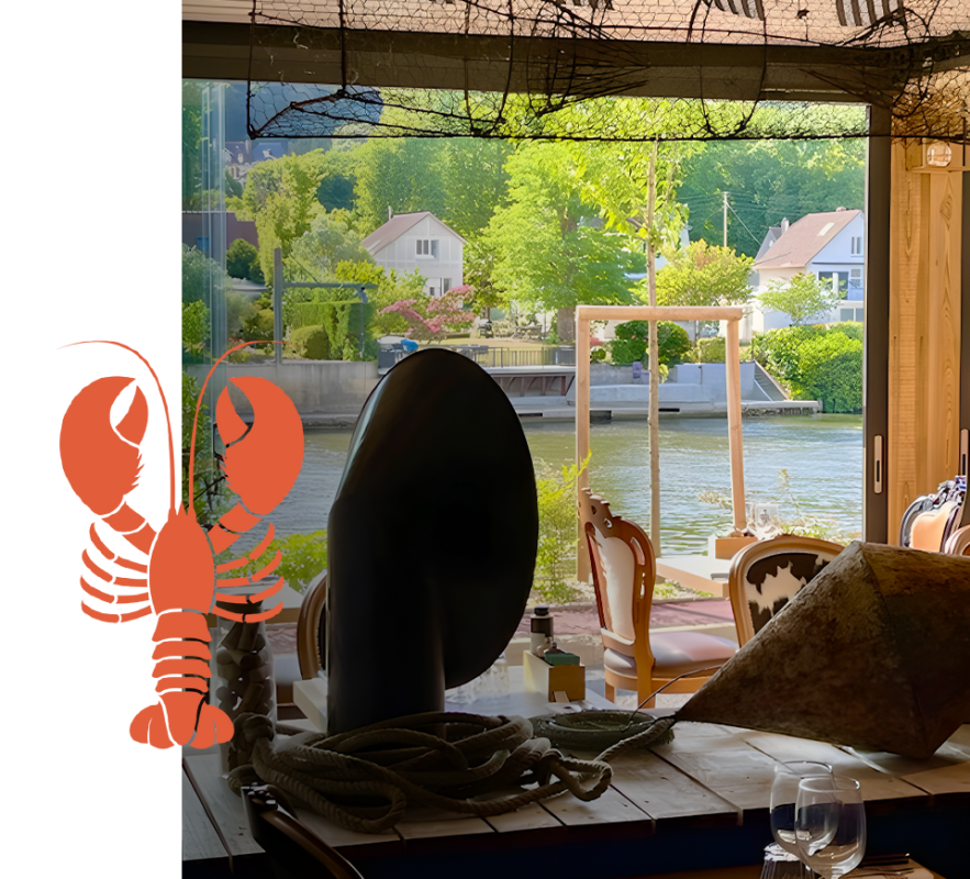 Le restaurant - Ma P'tite Bretagne - Restaurant Isle Adam bord de l eau